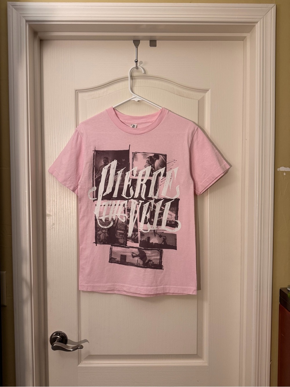 PIERCE THE VEIL Today I Saw the Whole World Graphic Pink Tee